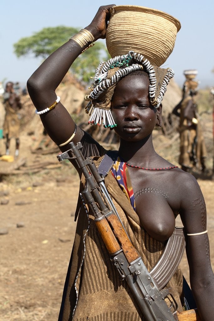 African babes in topless