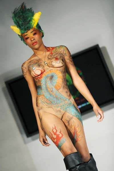 Bodyart sexy girls art colection