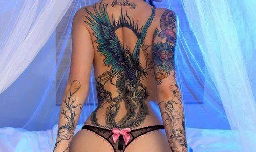 Colección de chicas sexy tatuadas parte ocho