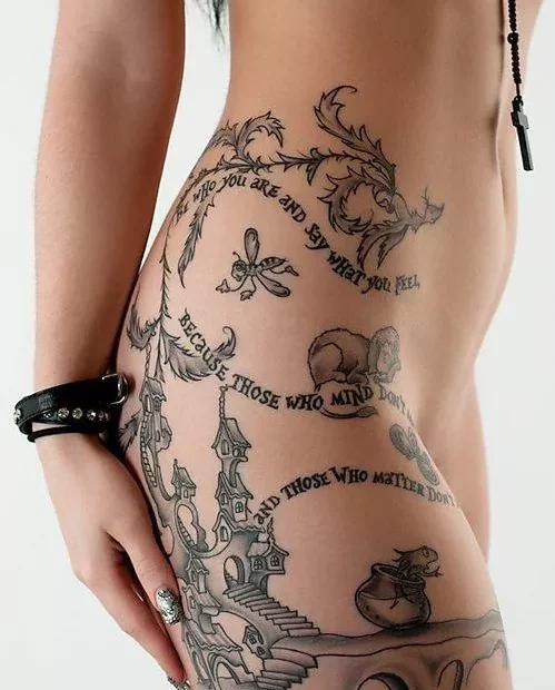 Colección de chicas sexy tatuadas parte siete