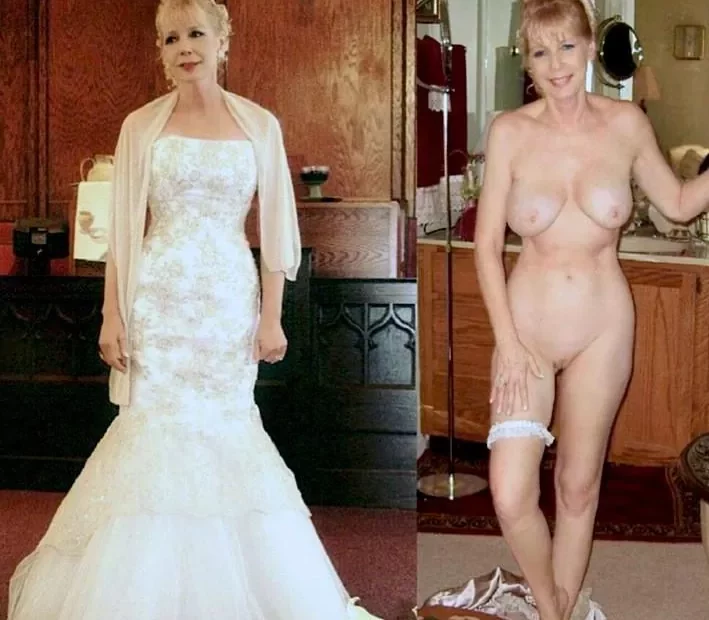 Novias amateur desnudas en día de su boda 4